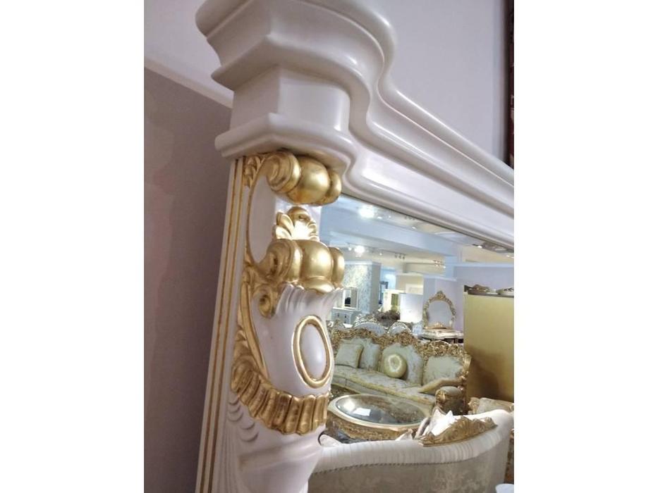 зеркало напольное Carpenter Изабелла  (белый, золото)