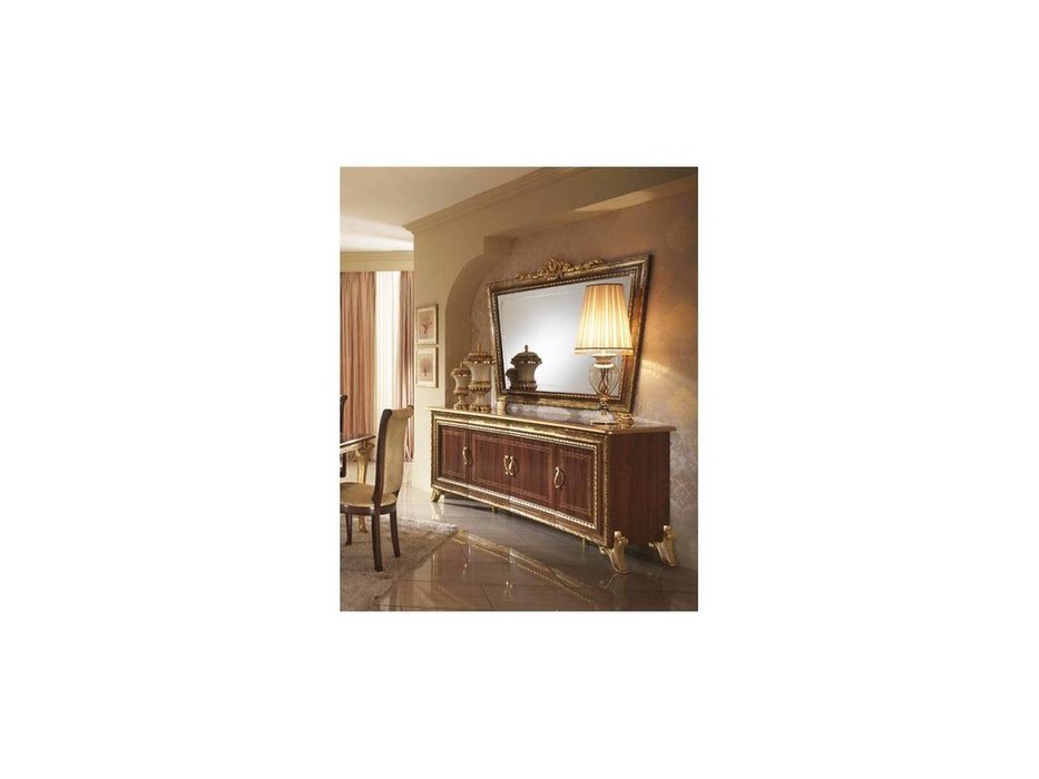 зеркало настенное, Arredo Classic: "Giotto" Джотто к комоду 4-х дверному (орех)