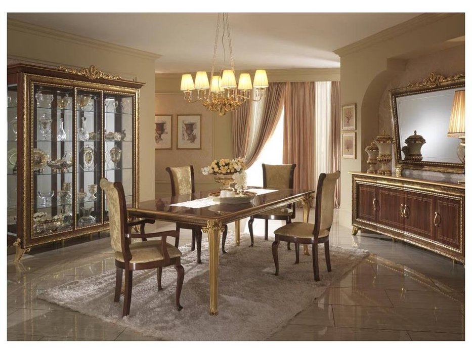 стол обеденный, Arredo Classic: "Giotto" Джотто раскладной (орех)