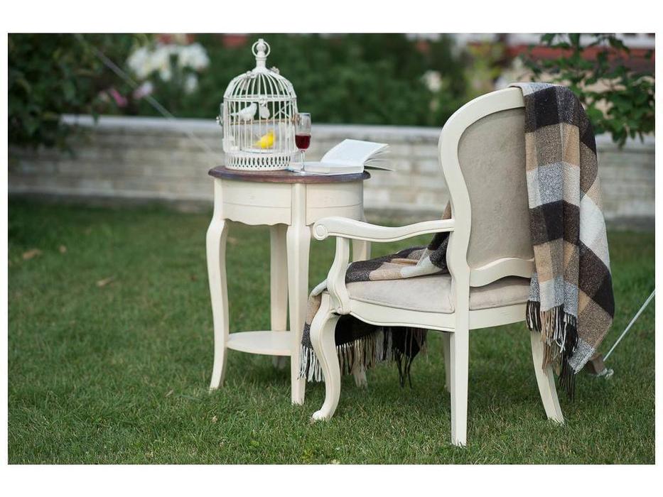 стул с подлокотниками Mobilier de Maison Belveder  (белая карамель)