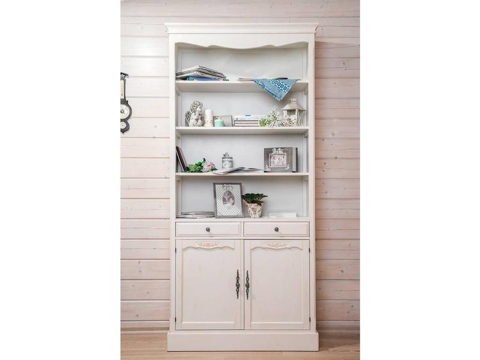 шкаф книжный Mobilier de Maison Belveder  (белая карамель)