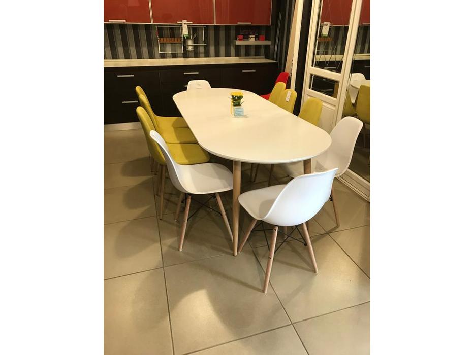стол обеденный ESF Comedor раскладной (белый)