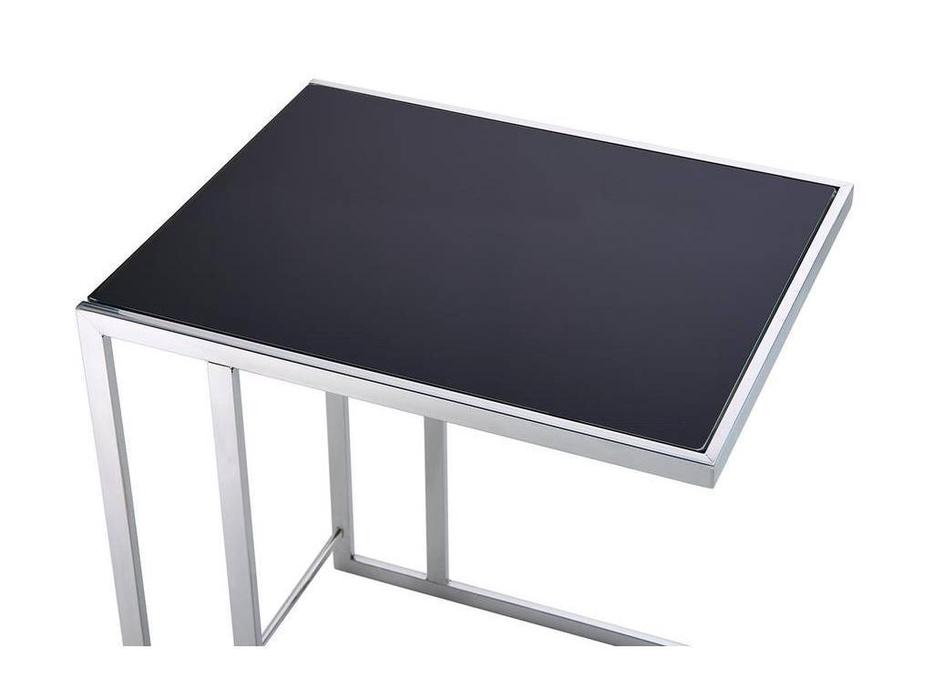 столик приставной ESF Modern  (хром, черный)