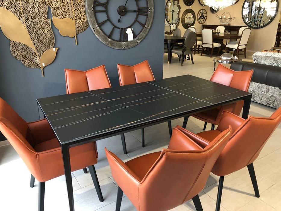 стол обеденный ESF Comedor керамический  MR32/160 (черный)