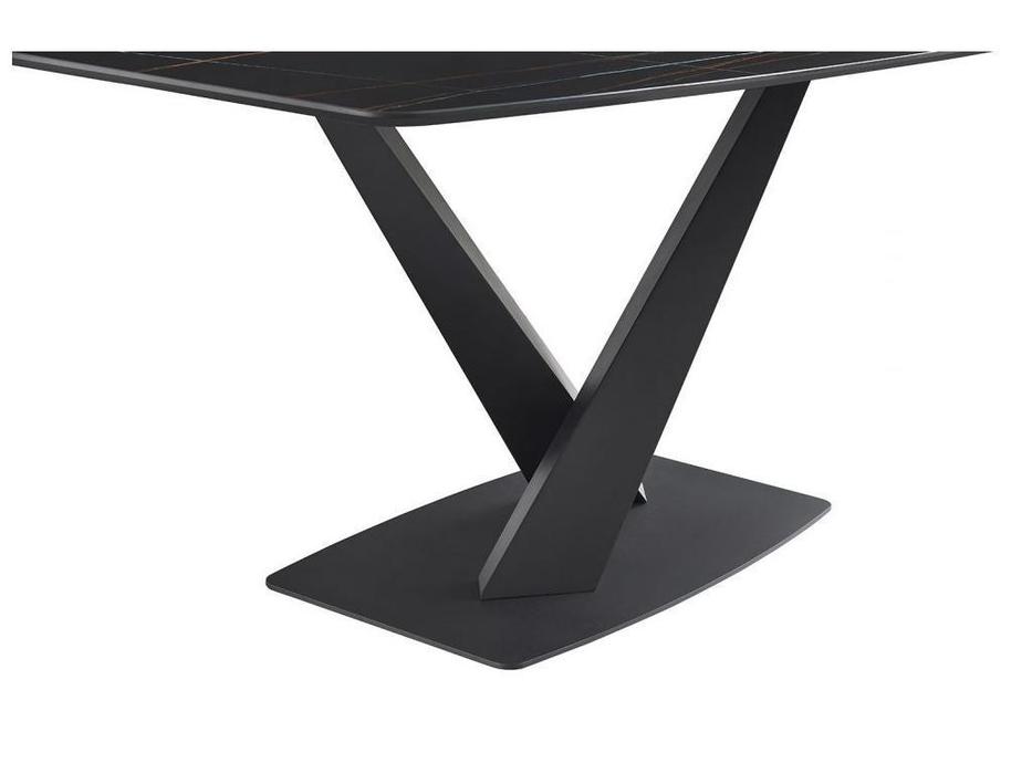 стол обеденный ESF Comedor керамический (черный)