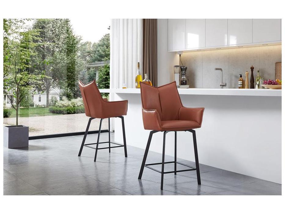 стул полубарный ESF Comedor  (коричневый)