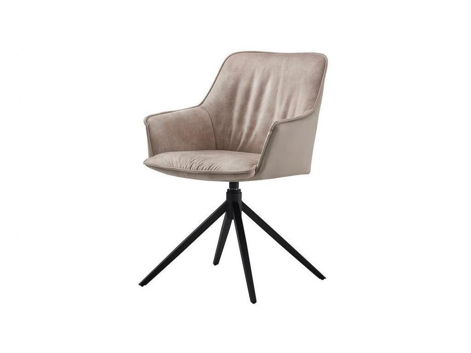 стул вращающийся ESF Comedor мягкий вращающийся (коричневый)