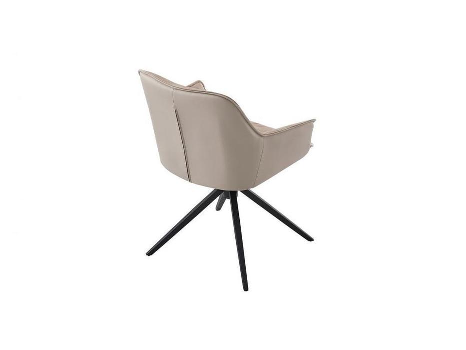 стул вращающийся ESF Comedor мягкий вращающийся (коричневый)