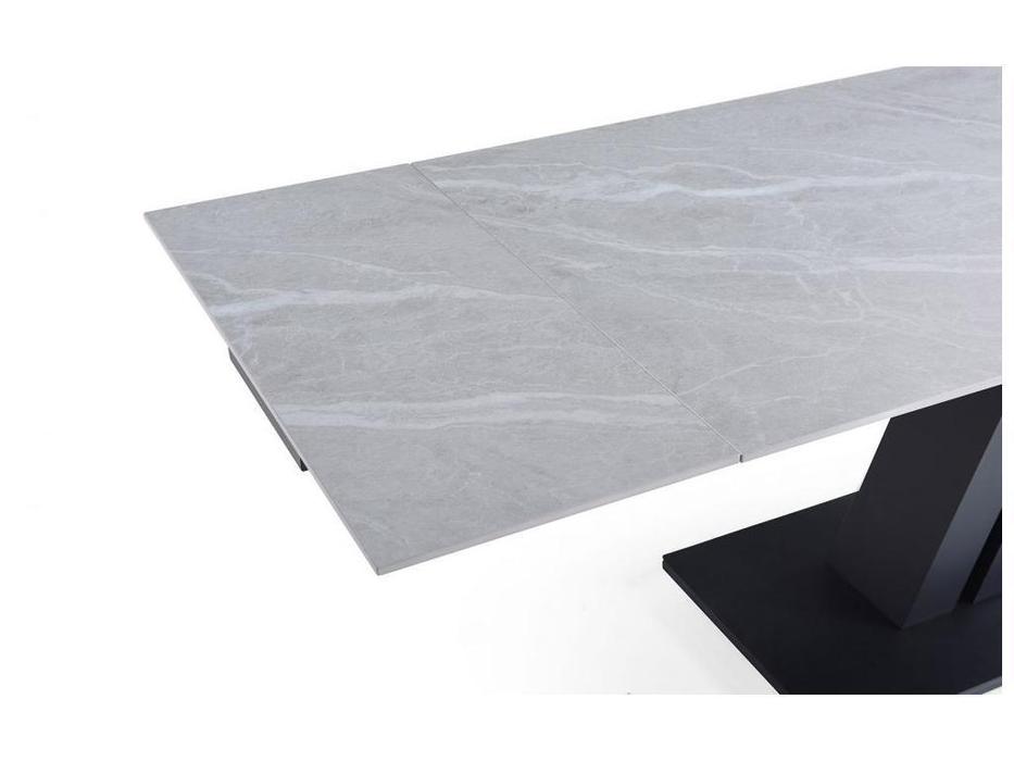 стол обеденный ESF Comedor раскладной (камень серый)
