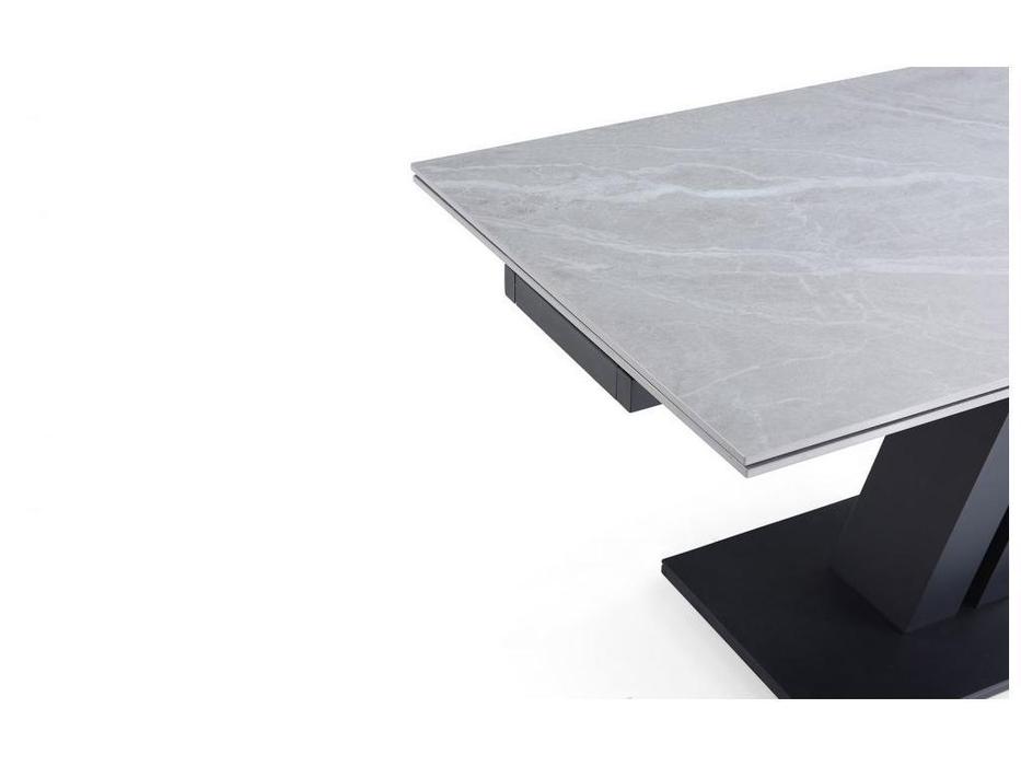 стол обеденный ESF Comedor раскладной (камень серый)