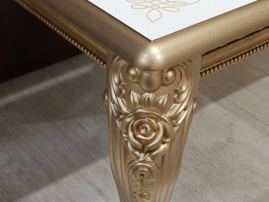 стол журнальный Мэри Версаль прямоугольный (слоновая кость)