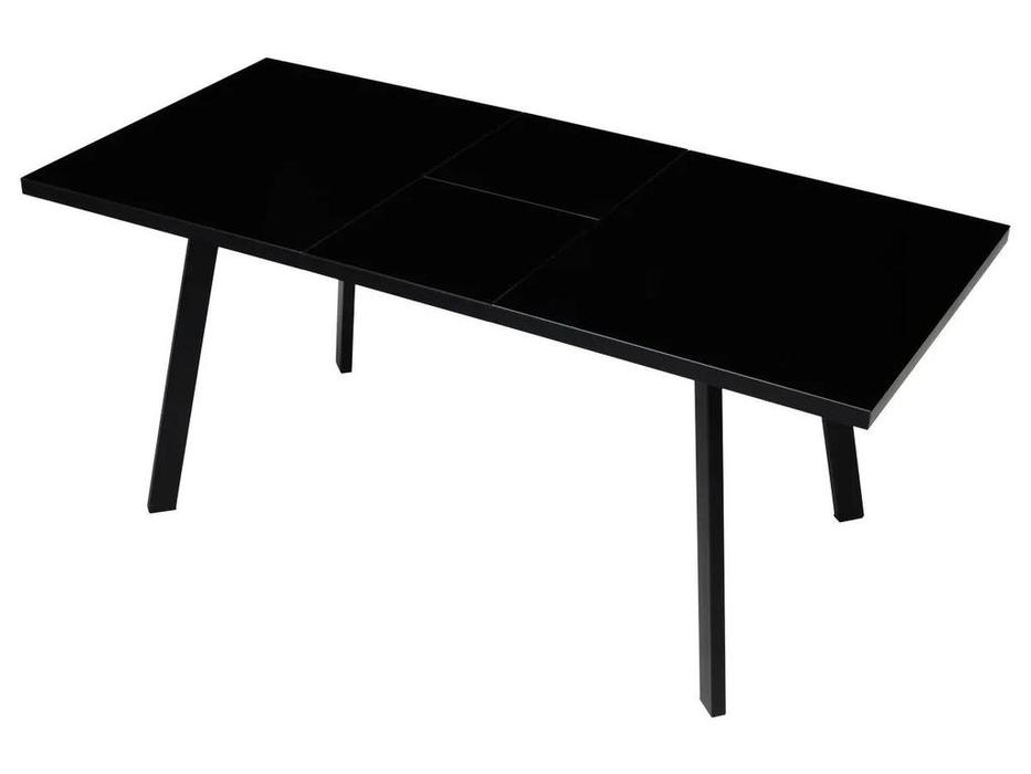 стол обеденный Megapolis Фин раскладной (черный)