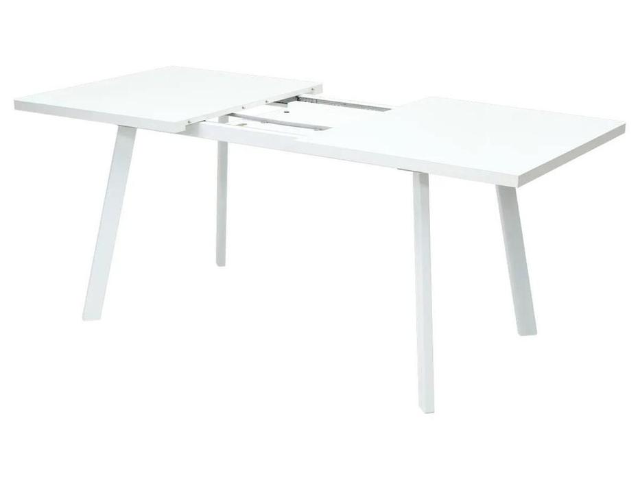 стол обеденный Megapolis Фин раскладной (белый)