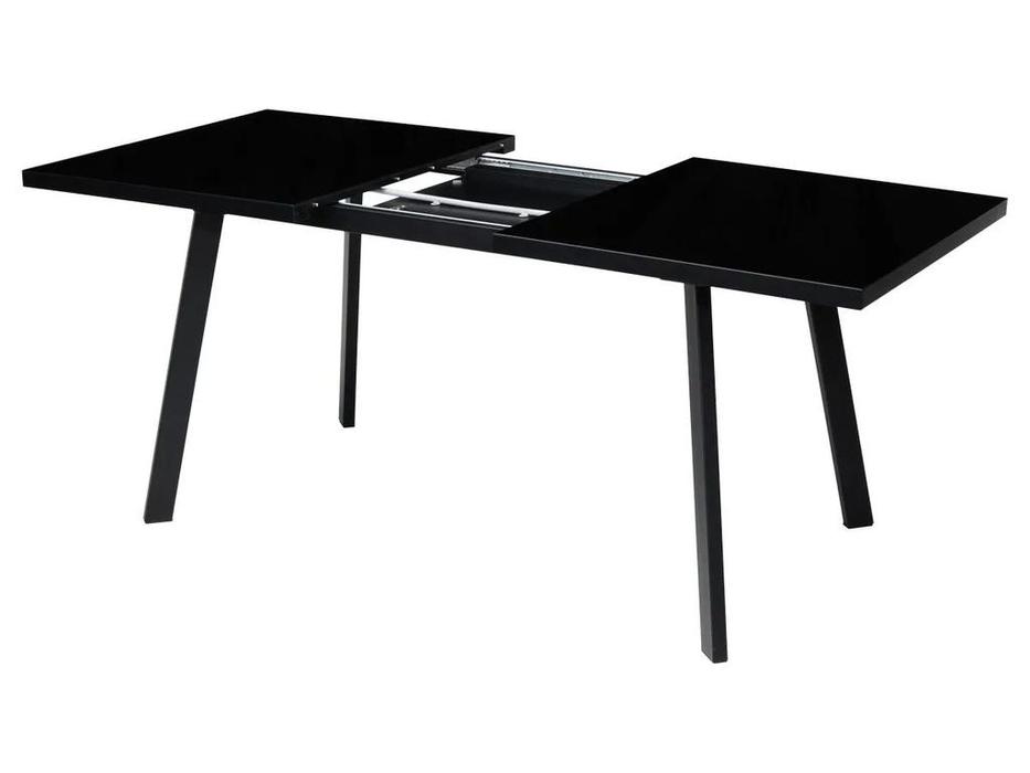 стол обеденный Megapolis Фин раскладной (черный)