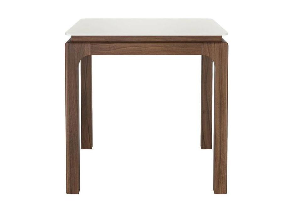 стол Mod Interiors Calpe приставной (светло-серый/орех)