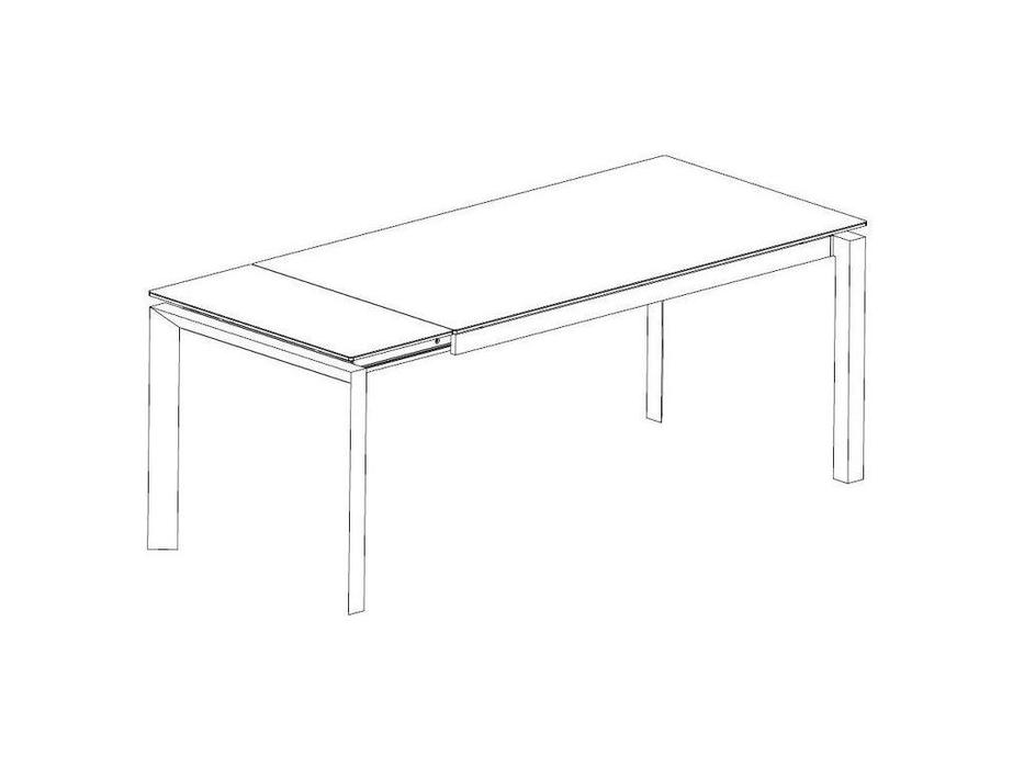 стол обеденный Mod Interiors Toledo раскладной (серый)