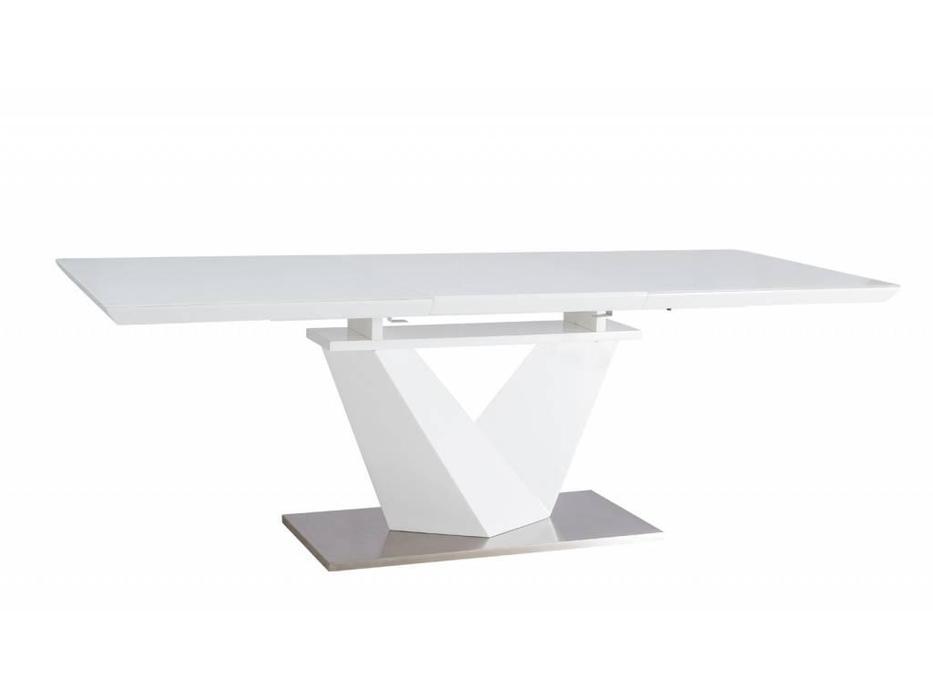 стол обеденный Signal Alaras III  раскладной (белый)