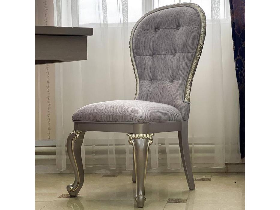 стул FurnitureCo Монако  (серебро)
