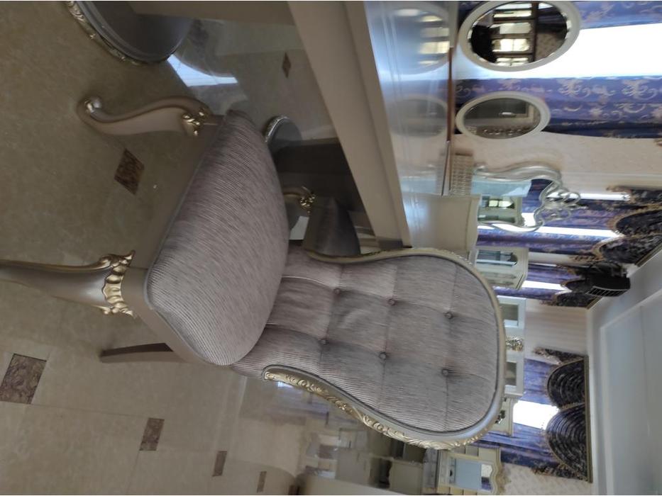 стул FurnitureCo Монако  (серебро)