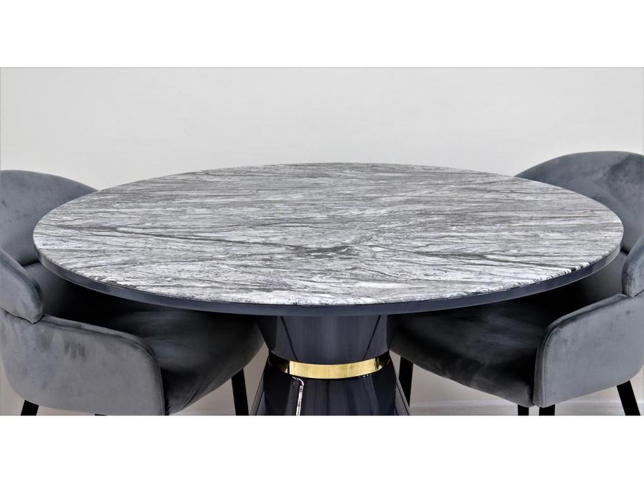 стол обеденный Linhai Lanzhu Орион обеденный (серый мрамор)